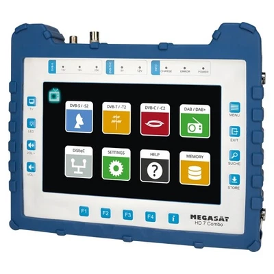 Megasat Satmessgerät HD 7 Combo Satelliten DVB-S2/C/T2 Messgerät 8,9" gebraucht - Bild 1 von 4