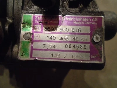 A1404664501 8693900516 Mercedes W140C140 Hydraulikpumpe Servopumpe Lenkhilfepump - Image 1 of 4