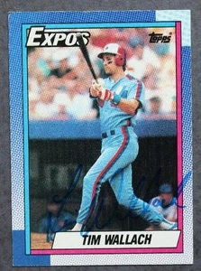 Montreal Expos star Tim Wallach autographed / signed 1990 Topps Baseball card -- - Picture 1 of 1