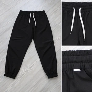Vuori Weekend Joggers Women's M Black Lightweight Performance Drawstring VW422 - Picture 1 of 6