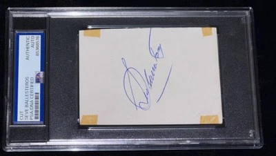 Seve Ballesteros "2x Masters Champion Golf HOF" Signed Autographed Cut Auto PSA - Image 1 of 4