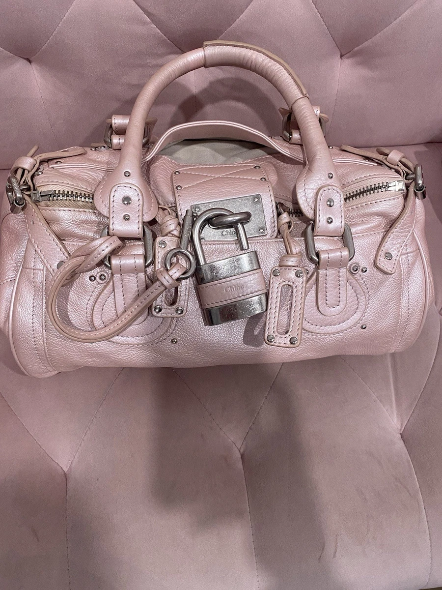 Vintage Chloé Paddington Bags pink beige Vintage Chloé Paddington Bag - A Retro Tale