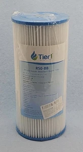 10 x 4,5 50 Mikron R50-BB Pentek vergleichbarer ganzes Haus Sediment Wasserfilter - Bild 1 von 2