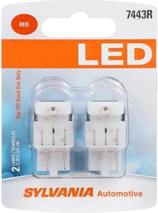 NEW SYLVANIA 7443R LED Bright RED LED 2 Bulbs - Picture 1 of 1