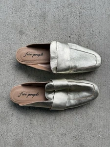 Mocasín Free People para mujer dorado at ease mula talla EU 40 US 9,5 - Imagen 1 de 12
