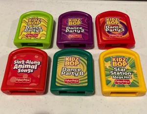 Fisher Price STAR STATION Cartridge LOT OF 6 Kidz Bop Dance Party & Animal Songs - Bild 1 von 3