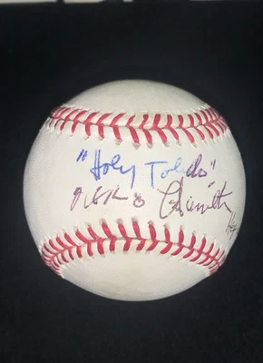 Milo Hamilton Signed Auto Inscribed Major League Baseball Sportscaster HOF JSA - Image 1 of 4