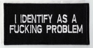 Motorcycle Patch Vest Biker Riding Jacket Chest Iron-On Black & White  Patches - Bild 1 von 2