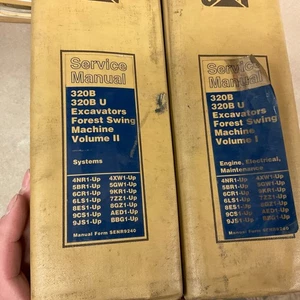 CAT Caterpillar 320B SERVICE SHOP REPAIR MANUAL EXCAVATOR & LOG LOADER, 4NR-BBG - Picture 1 of 17