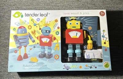 Tender Leaf Toys: Robot Construction: 17 Pieces Wooden Construction Set 3+ Years - Image 1 of 4