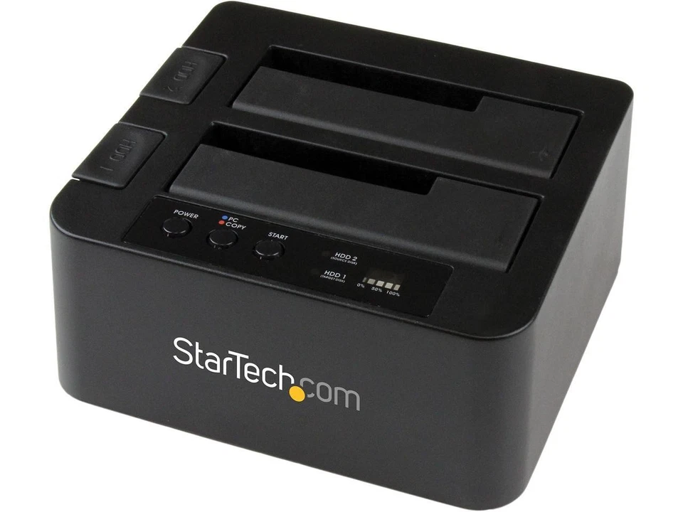 StarTech.com SDOCK2U33RE USB 3.0 / eSATA 2.5/3.5" SATA HDD/SSD Duplicator Dock – - Image 1 of 4