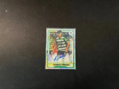 2022-23 Topps Merlin Chrome UEFA Autograph Wave #AC-RR Rodrigo Ribeiro 92/150 RC - Image 1 of 2