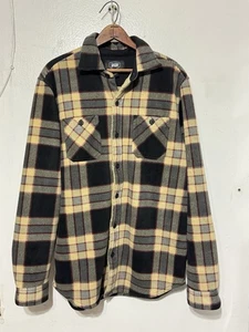 Berkley Jensen Sherpa gefütterte karierte Hemdjacke Flanell Herren XL rot schwarz neu mit Etikett - Bild 1 von 5