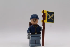Lotto minifigure LEGO® Cavalry Soldier 79106 Union West Lone Ranger Western - Foto 1 di 2