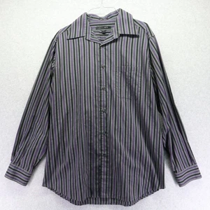 Axist Shirt Mens 16.5 34/35 Fitted Business Pocket Button Up Striped Long Sleeve - Picture 1 of 5