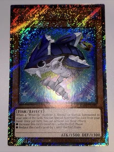 Wind-Up Shark 1st Edition Platinum Secret Rare RA04-EN180 Yu-Gi-Oh! - Picture 1 of 2