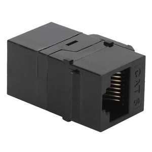 3x RJ45 Stecker CAT6 Durchgangsnetzwerke Modul Buchse Koppler Kabeladapter✈ - Afbeelding 1 van 9