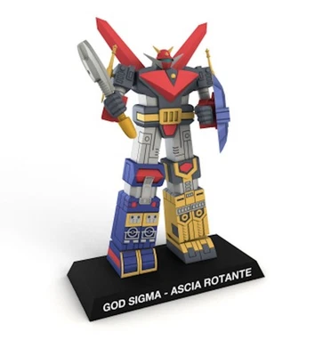 ANIME ROBOT COLLECTION 61 GOD SIGMA ASCIA ROTANTI FIGURE - Immagine 1 di 2