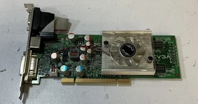 EVGA GeForce 8400GS 512MB DDR2 Graphics Card (512-P1-N724-LR) with DVI/VGA "Q7D" - Image 1 of 4