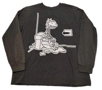 Antiguo diario azul marino "Collectabilitees" de un niño débil manga larga juvenil L *DESTEÑIDO* Foto 1 de 4