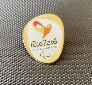 Rio 2016 Summer Olympic Games Parlympics Official Logo Enamel Lapel Hat Pin - Picture 1 of 2