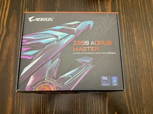 Brand New Aorus Z890 Master Mother Board / LGA 1851 / PCle 5 / DDR5 Support - Picture 1 of 5