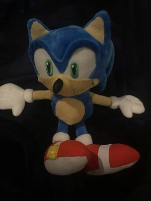 Sanei 2007 Medium Sonic Plush Sonic The Hedgehog - Image 1 of 2
