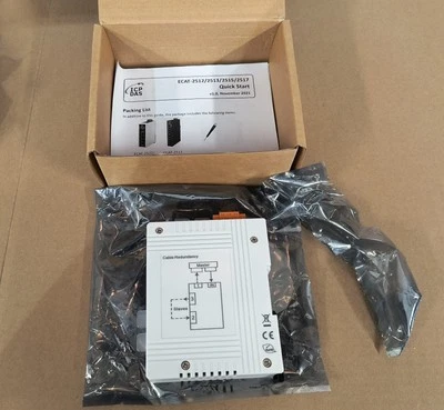 ICP DAS ECAT-2513 CR EtherCAT Junction SubDevice Module Daisy Chain - Image 1 of 4