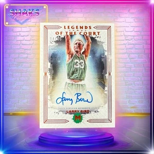 2023-2024 Topps Pattern Legends Of The Court Larry Bird AUTO 4/25 - Picture 1 of 3