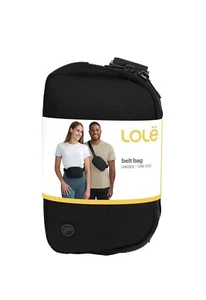 Lole Unisex Gürteltasche schwarz 7,5 Zoll x 5 Zoll Umhängetasche Fanny Pack Taillentasche - Bild 1 von 8