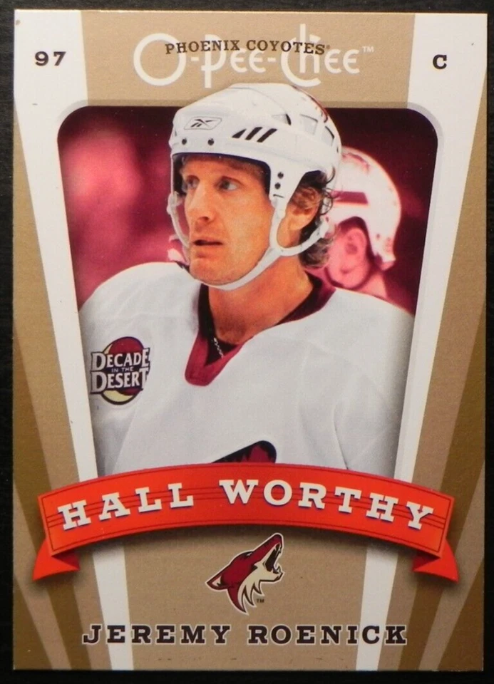 2006-07 06/07 O-Pee-Chee Rookie Hall Worthy #663 Jeremy Roenick Phoenix Coyotes - Image 1 of 2