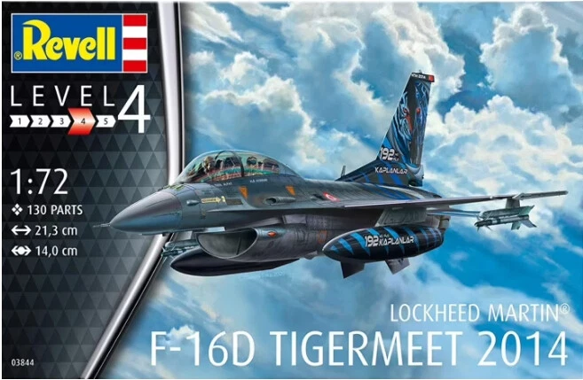 Lockheed Martin F-16d Tigermeet 2014 1 72 Plastic Model Kit Revell