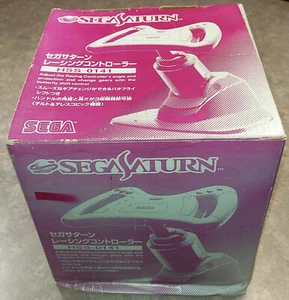 Controlador oficial SEGA Saturn Racing HSS-0141 en caja blanco SS US Seller - Imagen 1 de 9