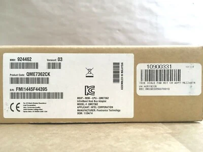 qLogic InfiniBand PCI-E2x8 Card QME7362CK Channel Adapter ✅❤️️ FACTORY SEALED - Image 1 of 2