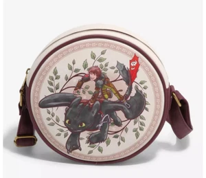 Borsa a tracolla How to Train Your Dragon Hiccup e Sdentata, NUOVA - Foto 1 di 2