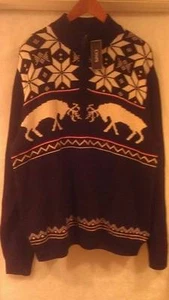 Chaps Mens Winter Sweater - Picture 1 of 4