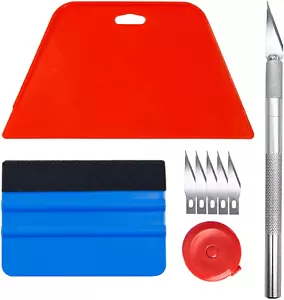 Smoothing Tool Kit for Applying Peel and Stick Wallpaper, Vinyl Backsplash Tile - Picture 1 of 12