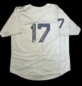 Denny McLain Detroit Tigers signed Custom Jersey w/ PSA Cert & Inscriptions - Picture 1 of 4