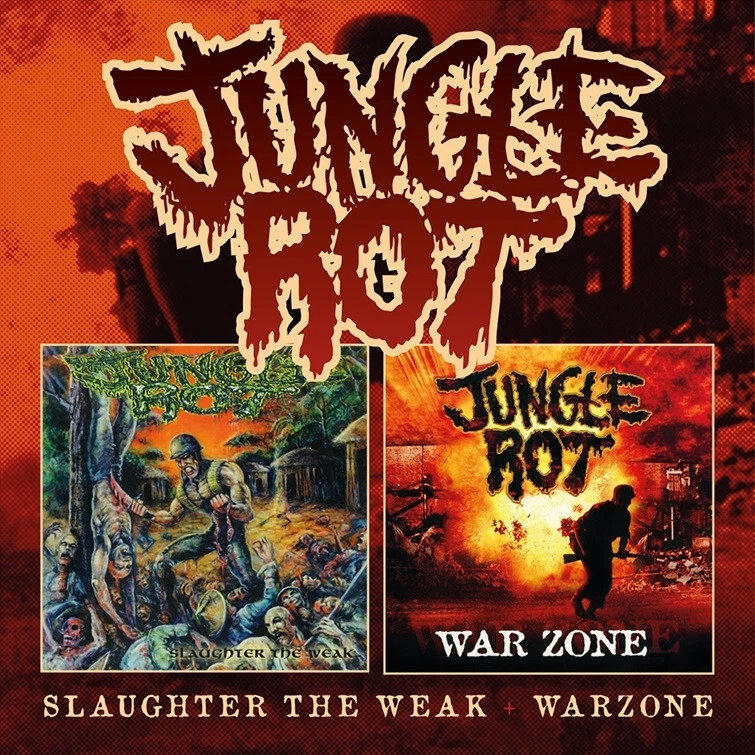 JUNGLE ROT - Slaughter The Weak / War Zone  (2-CD)  DCD - Bild 1 von 1