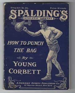HOW TO PUNCH THE BAG 1904 SPALDING'S ATHLETIC LIBRARY  #191 VG BOXING DIME NOVEL - Picture 1 of 1