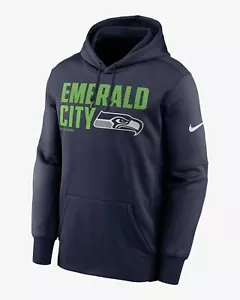 Nike Seattle Seahawks Emerald City Dri-Fit Hoodie Men's L - Picture 1 of 1