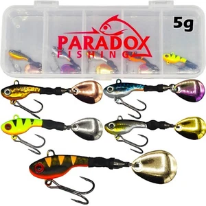 Paradox Fishing Jig Spinner Set Bleikopfspinner Jigspinner Spin Jig Barsch Köder - Bild 1 von 29