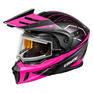 Casco de moto de nieve Castle X EXO-CX950 V2 feroz con escudo eléctrico - negro mate/ - Imagen 1 de 8