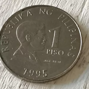 Münze 1 Piso Philippinen 1995 - Bild 1 von 5