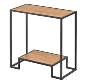 mDesign Side Table Storage Unit Small Table for Living Room, Bedroom and Hallway - Picture 1 of 6