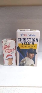 2 CHRISTIAN YELICH + BERNIES SNOWGLOBE, 40-30 BOBBLEHEAD MILWAUKEE BREWERS SGA - Imagen 1 de 6