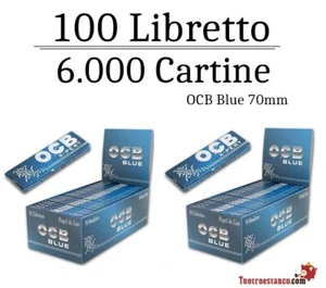 DUE Scatole Carta OCB Blue X-pert 70 mm - 100 Libretto - Imagen 1 de 6
