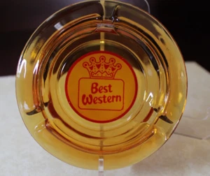 Vintage Braunglas Best Waestern Aschenbecher 4" - Bild 1 von 4