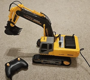 New Bright Mega Construction NB560NX Remote Controlled Yellow Excavator Digger - Picture 1 of 11