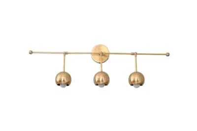 Wall Scone Mid Century Lamp Modern Fixture Italian 3 Light Chandelier Home Decor - Image 1 of 4